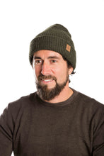 Load image into Gallery viewer, Fuza Wool Men`s C Beanie Olive
