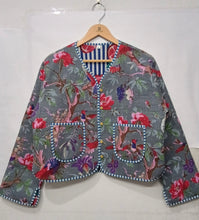 Load image into Gallery viewer, Jakke cotton quilted og vendbar